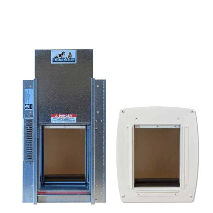 Small Wall Mounted FireRated Pet Door FireSafePetDoors