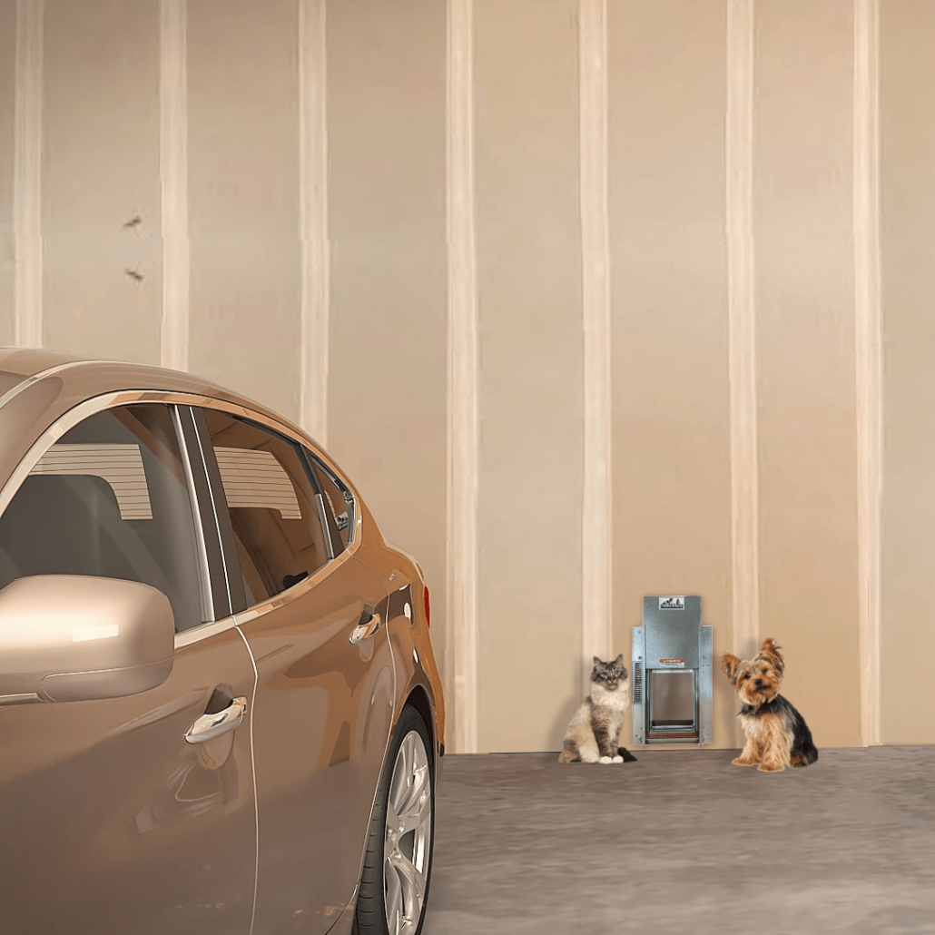 Small Wall Mounted FireRated Pet Door FireSafePetDoors