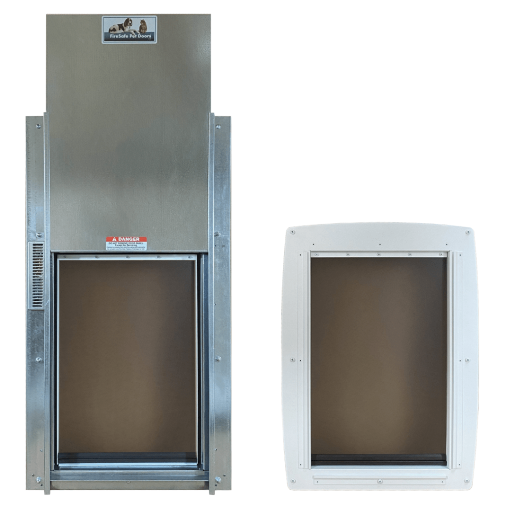 Large Wall Mounted FireRated Pet Door FireSafePetDoors