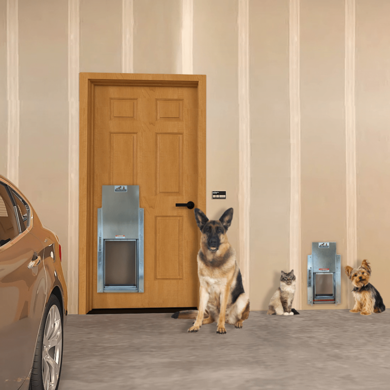 Small Wall Mounted FireRated Pet Door FireSafePetDoors