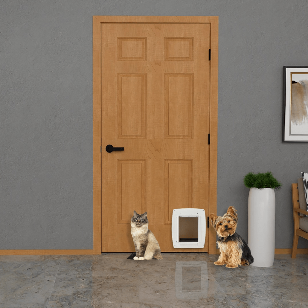 Small Door Mounted Fire Rated Pet Door FireSafePetDoors