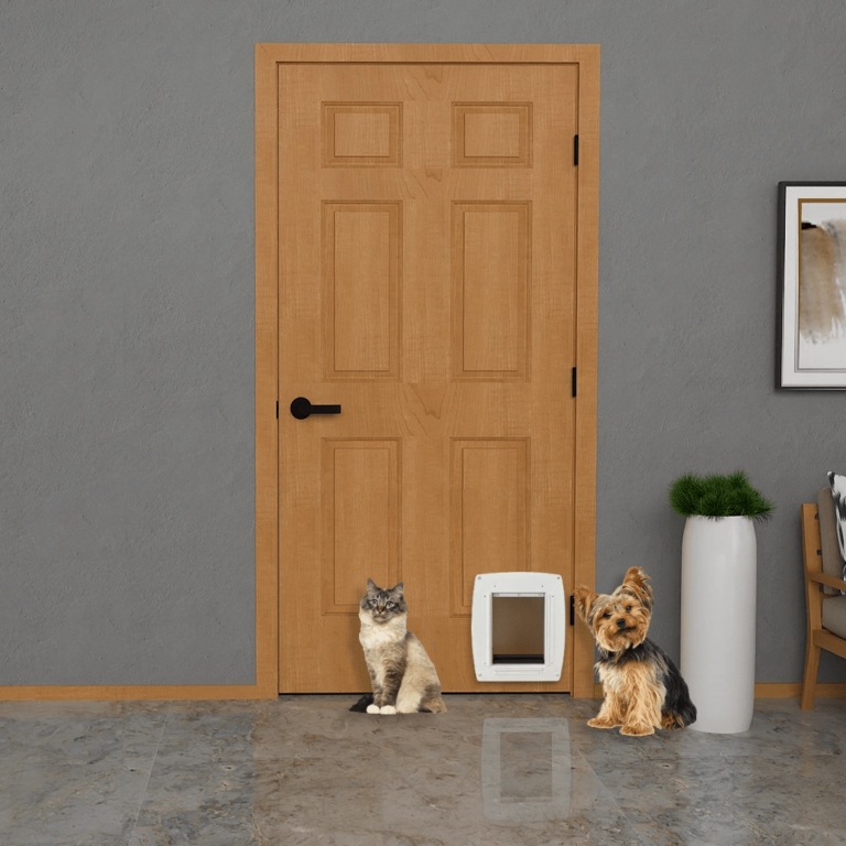 Small Door Mounted Fire Rated Pet Door FireSafePetDoors